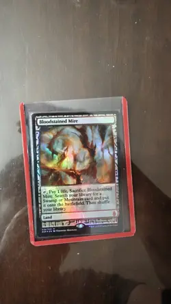 MTG FOIL Bloodstained Mire Zendikar Expeditions NM MINT Magic the Gathering Card - Image 1