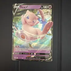 Pokemon Mew V 069/189 Jumbo Holo Full Art Psychic Basic 180HP English 2020 - Image 1