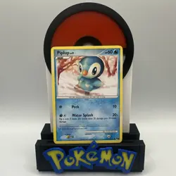 Pokemon TCG Piplup 015/017 Pop Series 8 Regular MP Vintage - Image 1