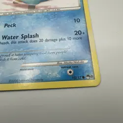 Pokemon TCG Piplup 015/017 Pop Series 8 Regular MP Vintage - Image 4