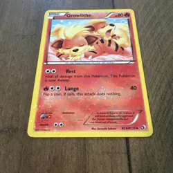 Pokemon TCG Legendary Treasures Growlithe RC4/RC25 Reverse Holo MP - Image 4