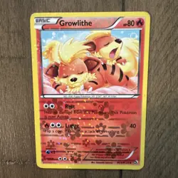 Pokemon TCG Legendary Treasures Growlithe RC4/RC25 Reverse Holo MP - Image 5