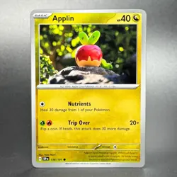 Pokemon Scarlet & Violet: Surging Sparks #138/191 Applin - Image 1