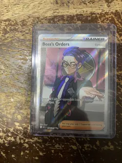 Boss’s Orders Corbeau 256/217 Full Art Ultra Rare Pokemon TCG NM PACK FRESH HTF - Image 1