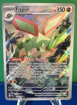 Pokemon TCG Flygon 101/094 - Phantasmal Flames Illustration Rare - Near Mint - Image 1