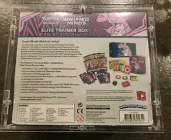 Pokemon TCG SUN & Moon Unified Minds Elite Trainer Box Sealed New OVP - Image 2