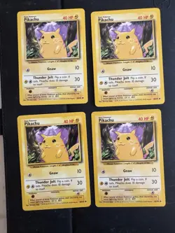 Lot Of 10 Pikachu Shadowless Base Set 58/102 Pokemon - Image 5