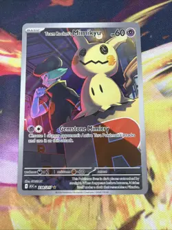 Pokemon TCG Team Rocket’s Mimikyu 238 /217 Ascended Heroes IR illustration Rare - Image 1