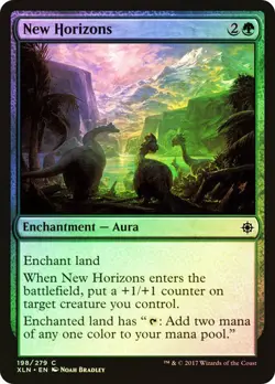 New Horizons IXALAN MTG MAGIC ENCHANTMENT AURA FOIL - Image 1