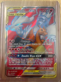 Pokemon Reshiram&Charizard GX Tag Team 194/214 Full Art - Image 1