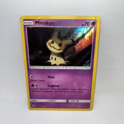Mimikyu 58/145 Holo Holo Rare Guardians Rising Pokemon Holo Moderately Played - Image 1