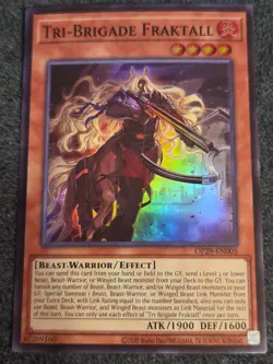 Yugioh Tri-Brigade Fraktall OP29-EN005 Super Rare NM - Image 1