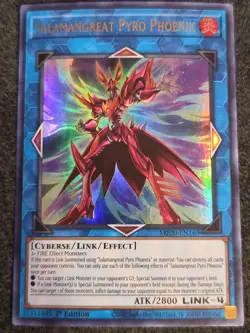 Yugioh Salamangreat Pyro Phoenix MP20-EN169 Ultra Rare 1st Ed VLP - Image 1