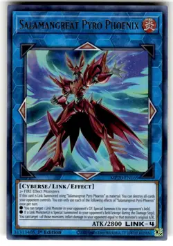 Yugioh Salamangreat Pyro Phoenix MP20-EN169 Ultra Rare 1st Ed NM - Image 1