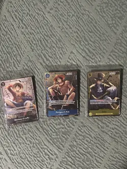 One Piece Monkey D. Luffy P-075,074,& 073 English Promo Tin Set Vol 2!!! - Image 1