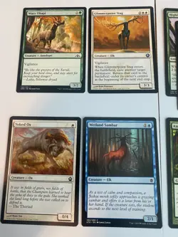 MTG Lot 8 Cards Elk Ox Antelope Tribal WOTC Creature Type EDH Commander Budget - Image 2