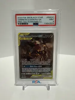 Umbreon Darkrai GX SM241 Holo Card Promo Edition - Image 1