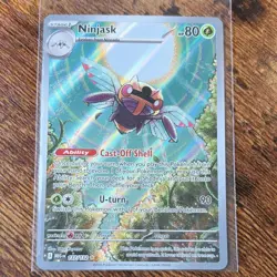 Pokemon Ninjask 137/132 Me01: Mega Evolution Illustration Rare Holo Stage 1 Card - Image 1