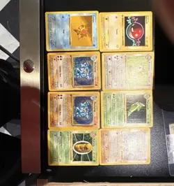 Pokemon TCG Base Set FIRST EDITION shadowless Card Lot - Image 1