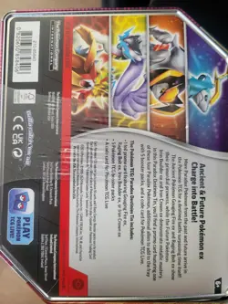 Pokemon Trading Card Game / Paradox Destinies Tin featuring Iron Boulder - Image 3