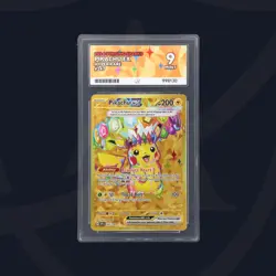 Pokemon Card Pikachu EX Hyper rare Gold 247/191 Surging Sparks Ace Graded 9 Mint - Image 5