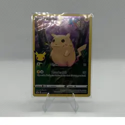 Pokemon Pikachu Celebrations 005/025 Holo Rare 60 HP Thunder Jolt Gnaw Card - Image 1
