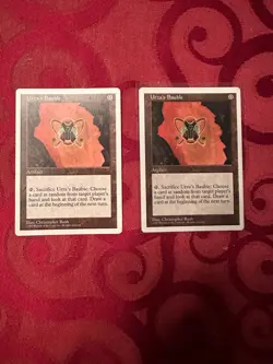 Magic The Gathering 5th Edition 1997 Artifact Urza's Bauble Card Lot OF 2 - Image 1