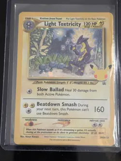 Pokemon TCG Light Toxtricity SWSH137 Celebrations Promo Card - Image 1