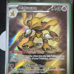 Alakazam #009 Mega Evolution Full Art Promo Pokemon Card (Sealed) - Image 2