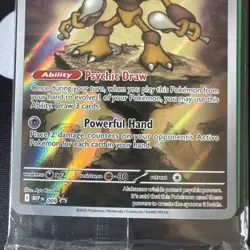 Alakazam #009 Mega Evolution Full Art Promo Pokemon Card (Sealed) - Image 3