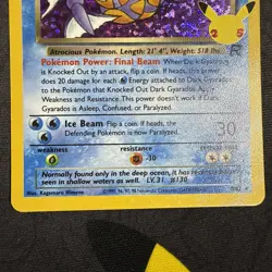 Pokemon TCG Dark Gyarados Holo Rare Card 8/82 25th Anniversary Celebrations - Image 4