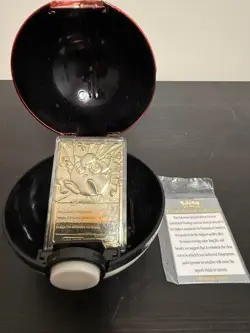 1999 Burger King Pokemon 23K Gold Plated Jigglypuff Card w/ Case - Image 4