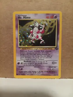 Mr. Mime 6/64 Holo Card Jungle Set 1999 Pokemon WOTC - Image 1