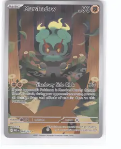 Marshadow Illustration Rare 146/132 Mega Evolution MEW Pokemon Card NM - Image 1