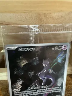Pokemon TCG Batman Mewtwo 052 Scarlet & Violet 151 Promo Holo SEALED card - Image 2