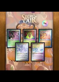 MTG Secret Lair - Brain Dead: Creatures Rainbow Foil Edition - Image 1