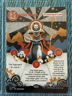 MtG SLC Urza's Saga #21 Borderless Encyclopedia Countdown Secret Lair - Image 1
