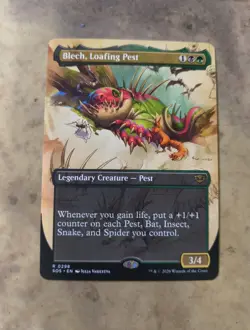 Blech, Loafing Pest (Borderless) Secrets of Strixhaven - Image 1