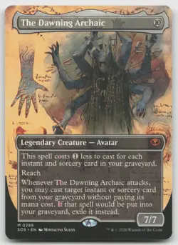 The Dawning Archaic (Borderless) M Secrets of Strixhaven 289 NM - Image 1