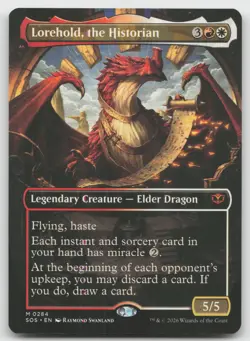 Lorehold, the Historian (Borderless) M Secrets of Strixhaven 284 NM - Image 1