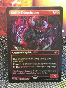 Goblin Sharpshooter (Borderless) [SPG - 136] - NM [Foil] TCG MTG - Image 1