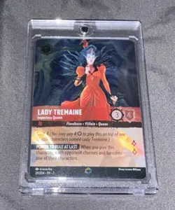 Lorcana Lady Tremaine Imperious Queen Rise of the Floodborn Enchanted Foil - Image 1