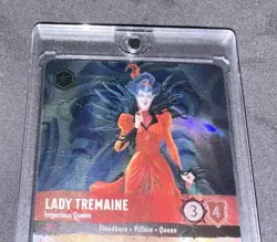 Lorcana Lady Tremaine Imperious Queen Rise of the Floodborn Enchanted Foil - Image 3