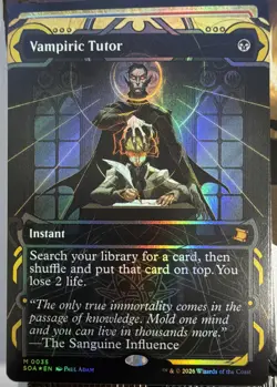 Vampiric Tutor Secrets of Strixhaven: Mystical Archive Foil - Image 1