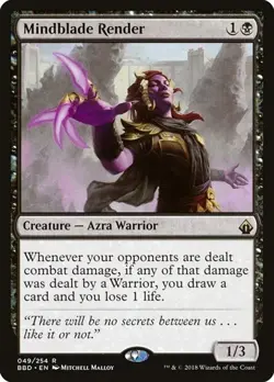 Mindblade Render - Foil Battlebond LP MTG - Image 1