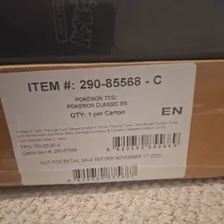 POKEMON TCG CLASSIC COLLECTION BOX SET BLACK ENGLISH NEW & SEALED Unopened Rare - Image 5