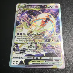 2023 Deoxys VSTAR GG46/GG70 Crown Zenith: Galarian Gallery Holo Pokemon TCG NM - Image 1