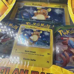 Pokemon Alolan Raichu Box Roaring Skies/Sun & Moon New Sealed W/wrap Read Descr - Image 2