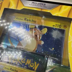 Pokemon Alolan Raichu Box Roaring Skies/Sun & Moon New Sealed W/wrap Read Descr - Image 3