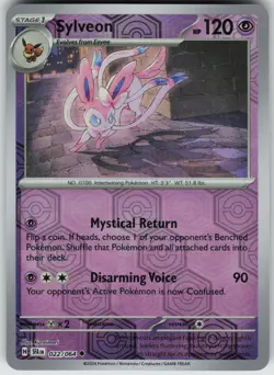 Sylveon Reverse Holo Uncommon SV: Shrouded Fable 022/064 Pokemon - Image 1